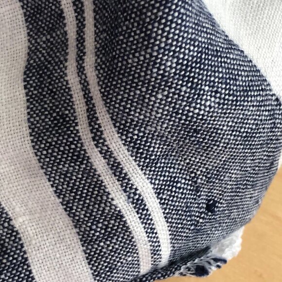 ATHLETA 100% Linen Striped Shorts - Coastal Chic - Picture 9 of 10